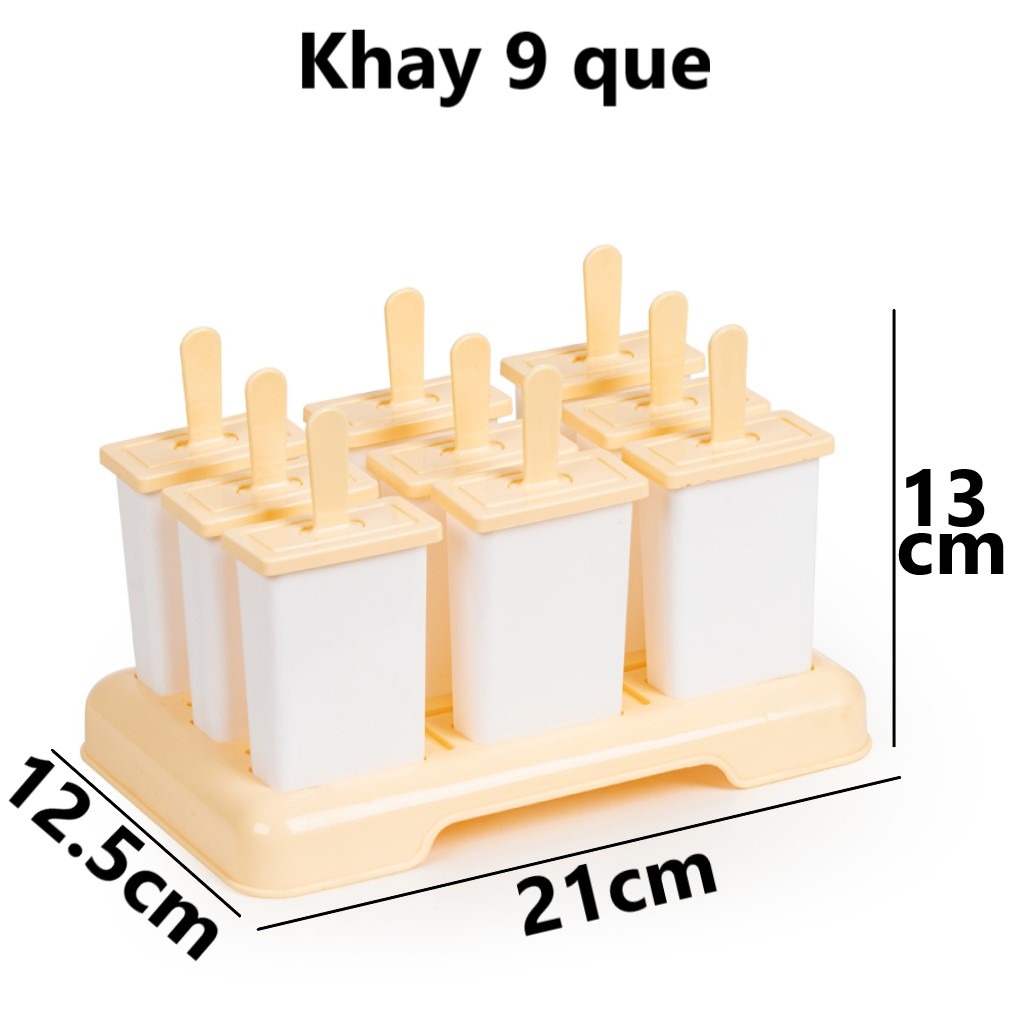 KHAY LÀM KEM VUÔNG 9 QUE VIỆT NHẬT (5622) A5112