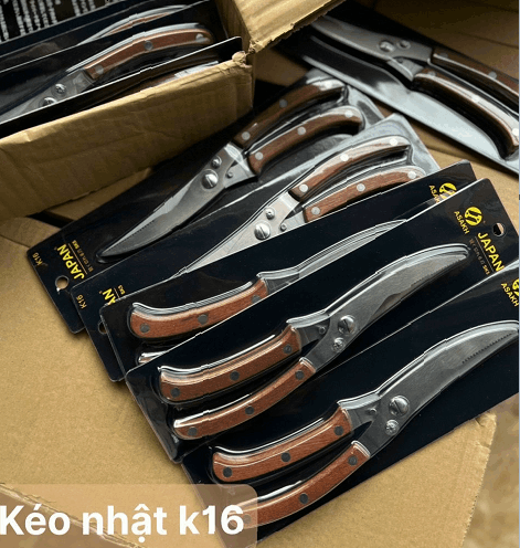 Kéo Cắt Gà Không Gỉ Mạnh Mẽ, Kéo Thép Cắt Xương Cắt Thịt Cao Cấp Siêu Bền K16 A2114