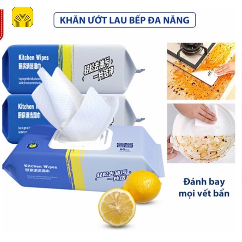 Khăn Ướt Lau Bếp Đa Năng Khăn Mềm Mại Thân Thiện Môi Trường A3921
