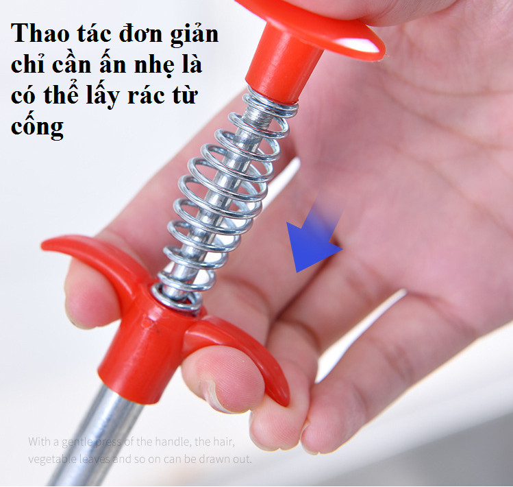 Cây Móc Rác Thông Tắc Bồn Cầu Thông Tắc Cống Dụng Cụ Móc Rác A0112