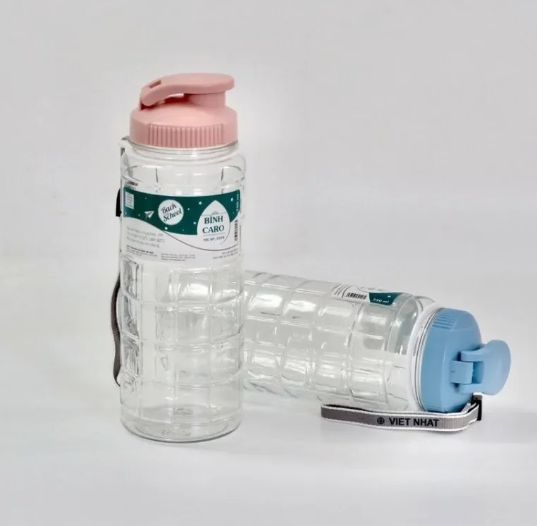 Bình Nước Học Sinh/ Sinh viên Caro Việt Nhật 900ml (0099)A1523