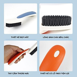 Bàn chải chà giày có tay cầm chắc chắn bàn chải giặt đô đánh bay vết bẩn A0411