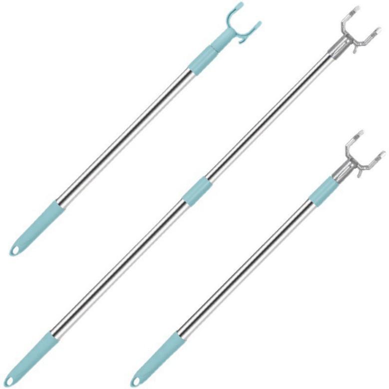 Cây phơi quần áo bằng inox kéo dài 1,5M Xếp Gọn A0132