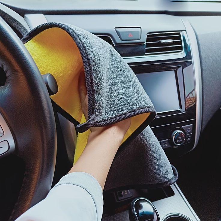Khăn Vàng 25x25cm Lau Đa Năng Màu Vàng Lau Ô Tô Xe Hơi lau bếp lau kính lau tay 2 lớp siêu sạch siêu thấm hút A5131