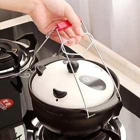 Kẹp Nhấc Nồi Đĩa Tô Inox V2 Gắp Đĩa Tô Nóng Hấp Cách Thủy Mẫu Mới A2021