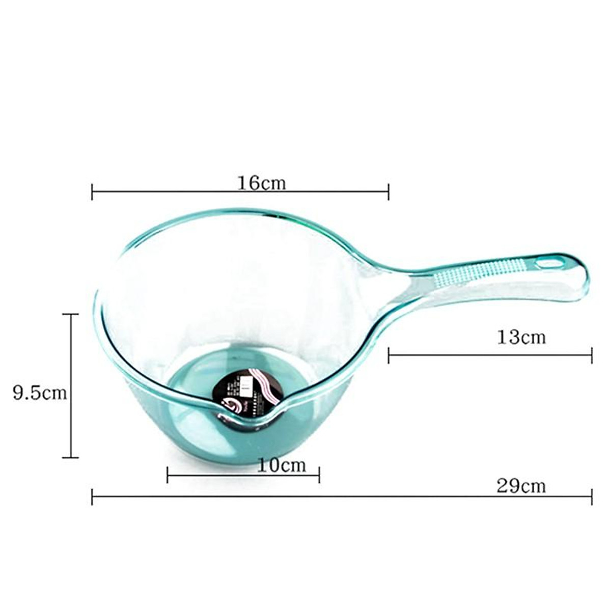 Gáo Múc Nước Bằng Nhựa Trong Suốt Có Tay Cầm Hàng Dày Dặn A4641