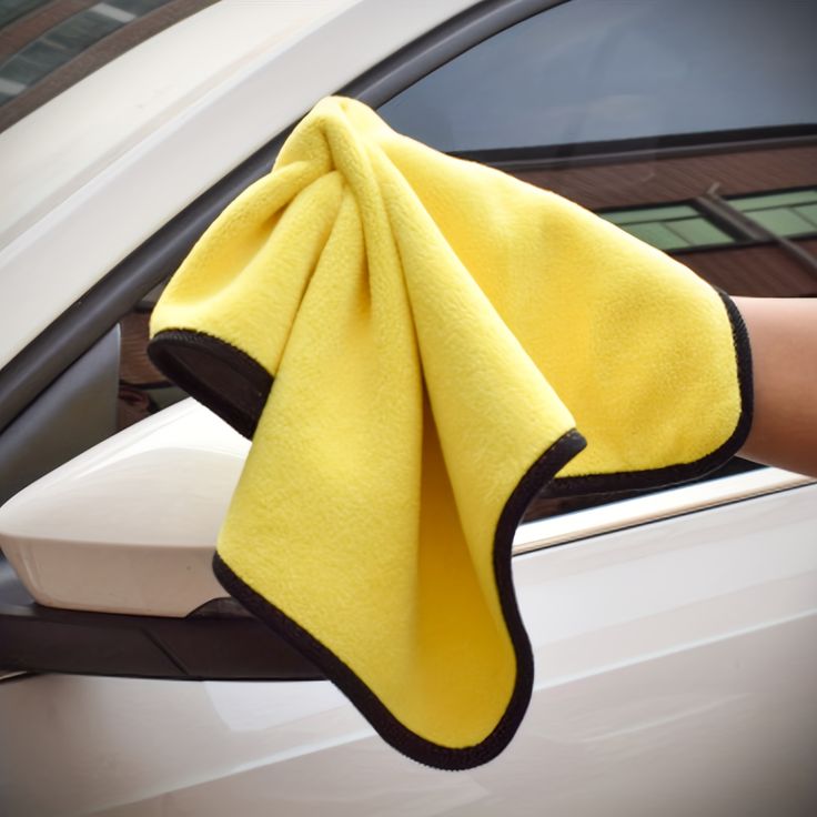 Khăn Vàng 30X40CM Lau Đa Năng Màu Vàng Lau Ô Tô Xe Hơi lau bếp lau kính lau tay 2 lớp siêu sạch siêu thấm hút A5132