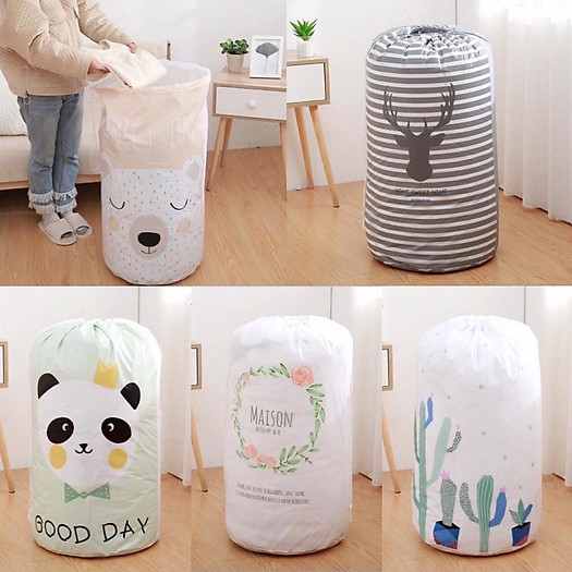 Túi Đựng Chăn Màn Dây Rút Chống Thấm Hình ( Trụ ) 40cm x 83cm A5161