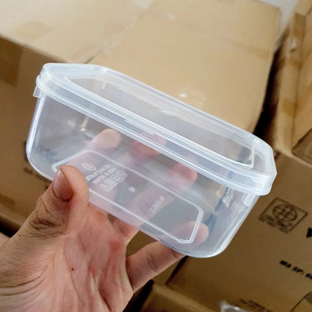 [ 5-1300ML ] Hộp Lạnh Bầu Đựng Thức Ăn Trữ Thực Phẩm, Hộp Nhựa Đựng Đồ Ăn, Hộp Lưu Trữ Thức Ăn Bỏ Tủ Lạnh (6685) A2931-5