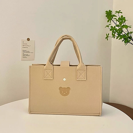 Túi Xách Gấu Nỉ 40x30CM Cute Dễ Thương A1564