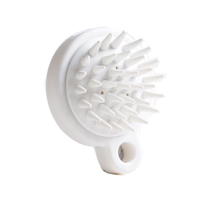 Lược Gội Đầu Massage Silicon Kích Thích Mọc Tóc Kích Thích Mọc Tóc (Màu Trắng) A2134