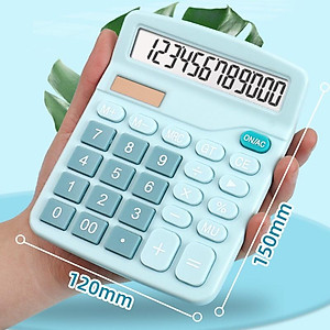 Máy Tính Cầm Tay Để Bàn 12 Số Sử Dụng Năng Lượng Hoặc Pin A1552
