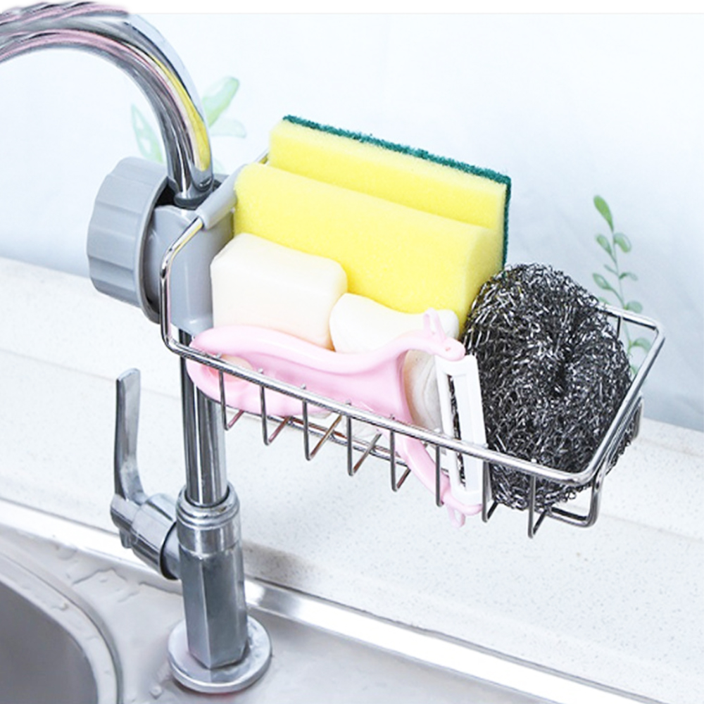 Giá Treo Vòi Inox Đựng Đồ Rửa Chén Bát A4742