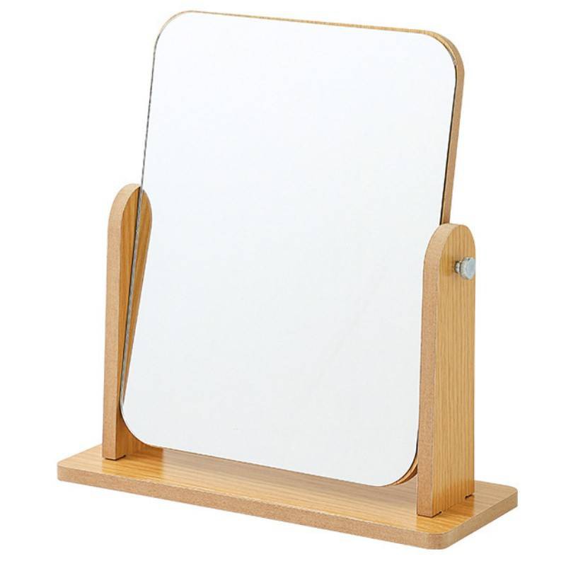 Gương Trang Điểm Để Bàn Bằng Gỗ Cao Cấp Tràn Viền Phong Cách Hàn Quốc A2921