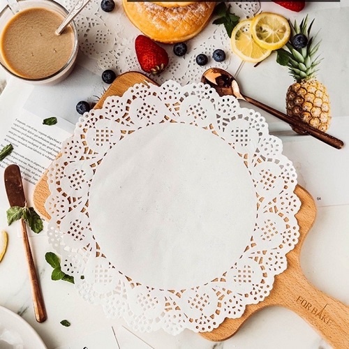 Sét 140 Tờ Giấy Nến 21.5CM Lót Thấm Dầu Ăn Lót Bánh, Giấy Nến Đục Lỗ Thấm Dầu Nỡ Nồi Chiên A4161