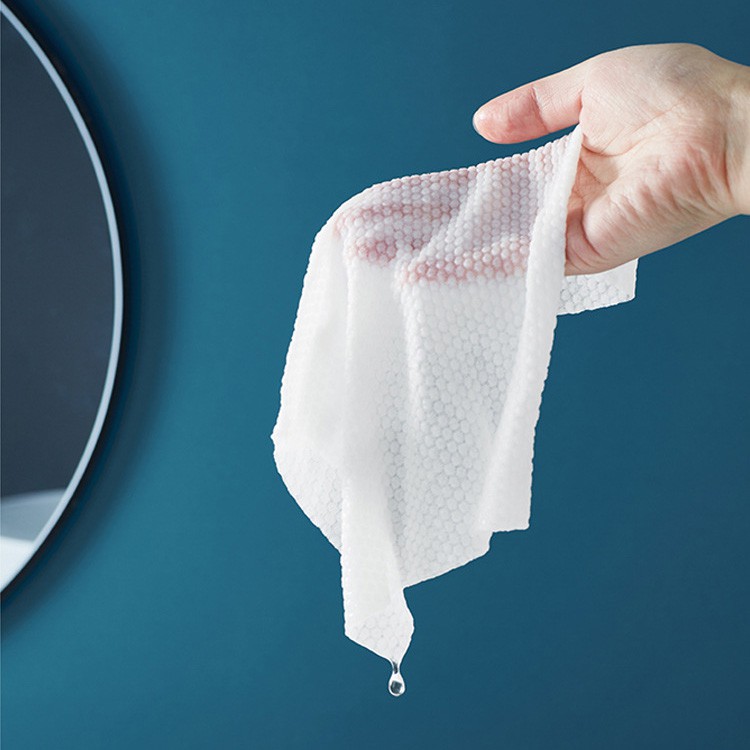 Khăn Giấy Nén Dạng Viên Kẹo Đỏ Khăn Lau Mặt Dùng 1 Lần Tiện Dụng (Kẹo Đỏ) A1132