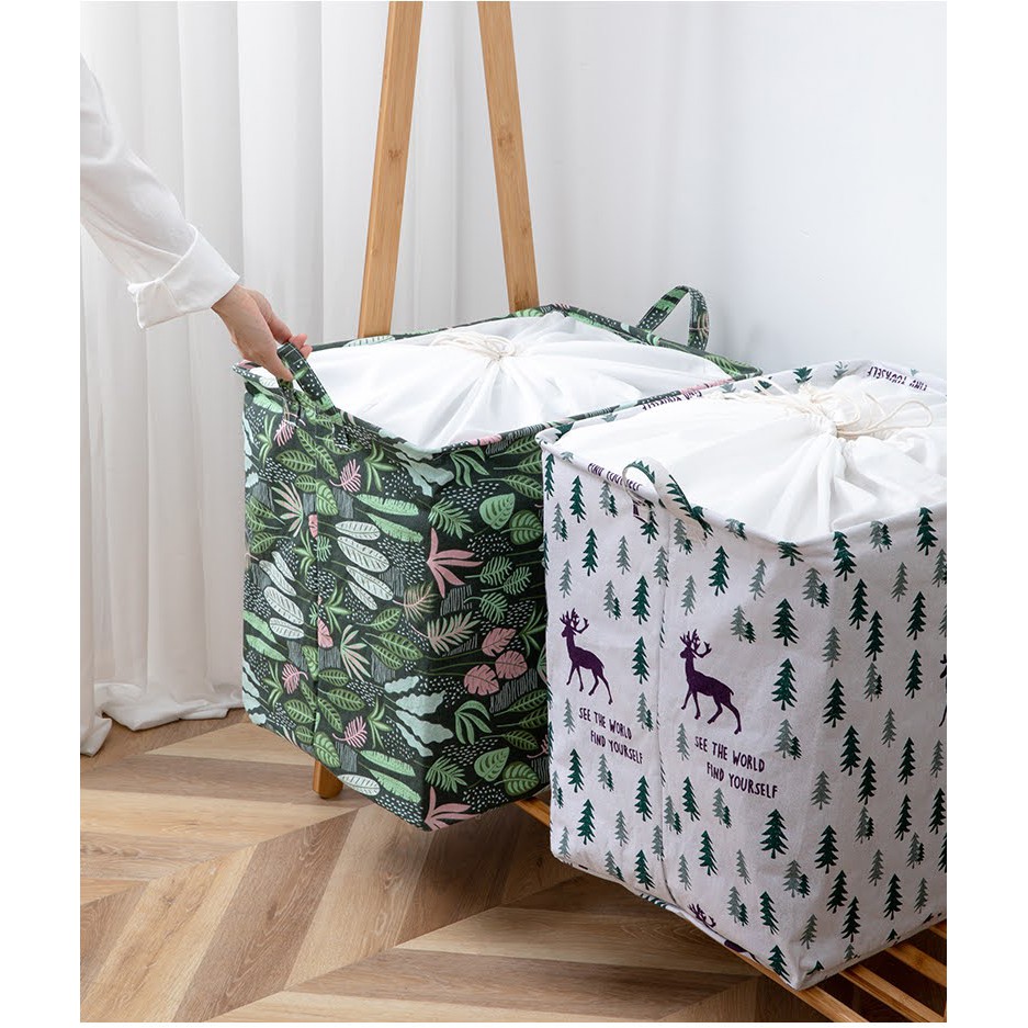 Túi Đựng Chăn Màn Dây Rút Cỡ Lớn Giỏ Đựng Đồ Quần Áo - Cỡ Lớn A1072