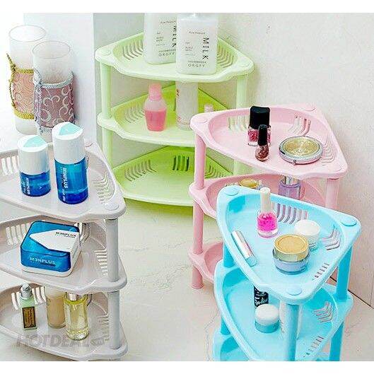Kệ Góc Tam Giác Nhà Tắm 3 Tầng Việt Nhật, Kệ Dựng Gia Vị Lắp Ráp Xếp Gọn (5562-3) A1971