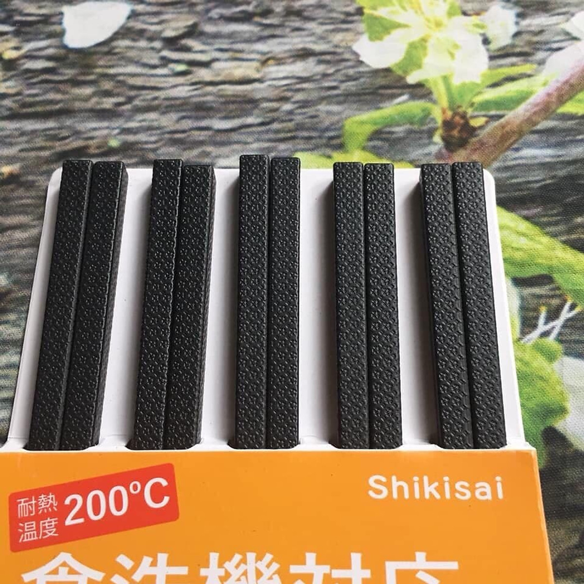 Sét 10 Đôi đũa sợi thủy tinh SHIKISAI Nhật Bản Kháng khuẩn Chất Liệu Nhựa chống ẩm mốc A2012