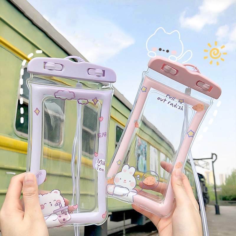 Túi Đựng Điện Thoại Chống Nước Dạng Phao Chống Thấm Nước Đi Tắm Biển Du Lịch Hồ Bơi Không Lo Bị Ướt A3932