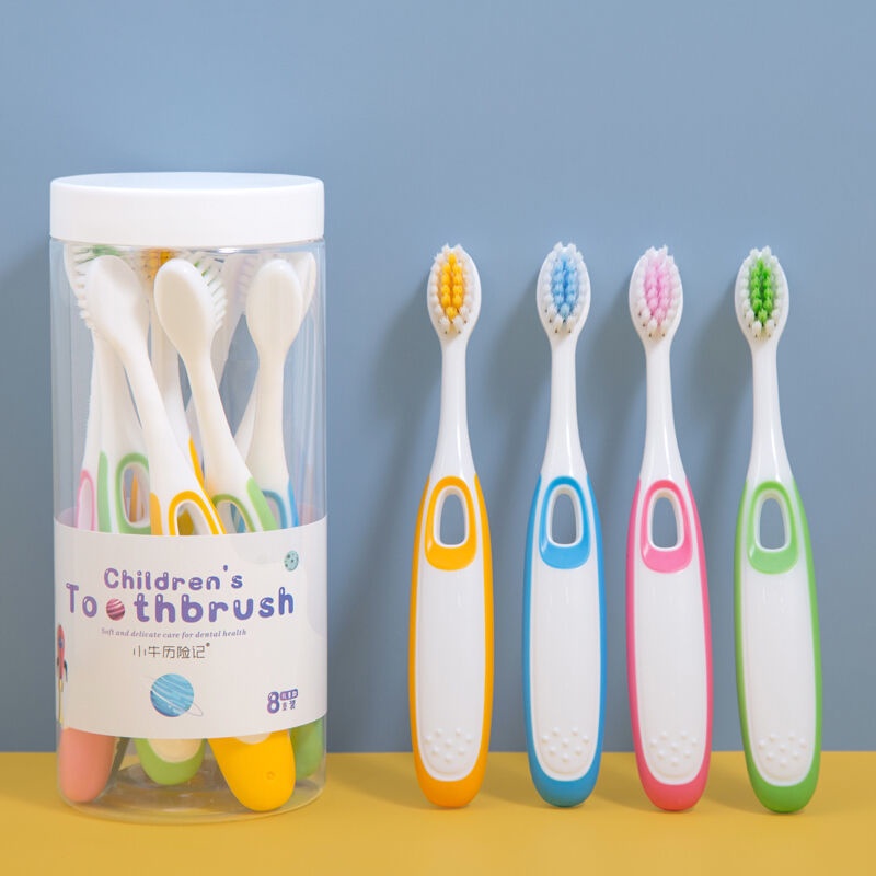 Hộp 8 Bàn Chải Đánh Răng Tooth Brush Vệ Sinh Răng Miệng Cho Bé 3 -12 Tuổi A4151
