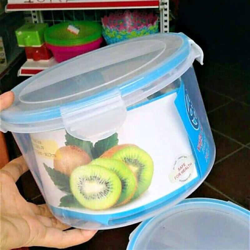 Bộ 3 Hộp Đựng Thực Phẩm Hình Tròn Việt Nhật, Hộp lạnh Trữ Thực Phẩm ( 6536) A1362