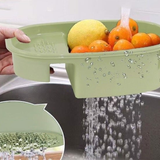 Khay Nhựa Lọc Rác Việt Nhật Đựng Thức Ăn Thừa, Khay Đựng Đồ Rửa Chén Gác Bồn (VN5755) A1663
