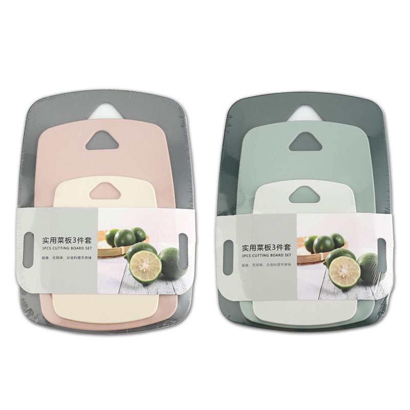 Bộ 3 Thớt Lúa Mạch Kháng Khuẩn 3 Kích Thước A4342