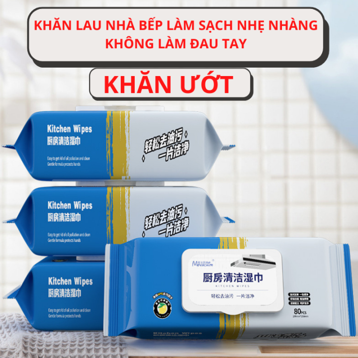 Khăn Ướt Lau Bếp Đa Năng Khăn Mềm Mại Thân Thiện Môi Trường A3921