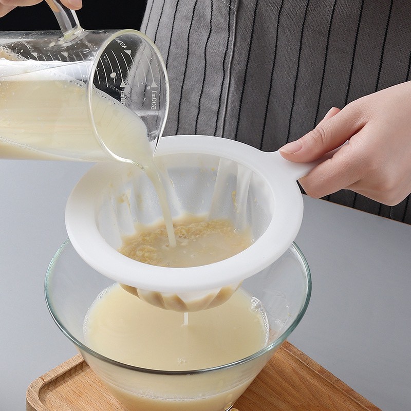 Rây lọc Thực Phẩm Siêu Mịn, Dụng Cụ Lọc Sữa Đậu Nành, Mật Ong, Sữa Hạt, Vợt Lọc Nước Ép Hoa Quả A4952