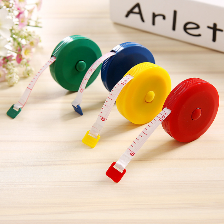 Thước Dây Cuộn Mini Đo Eo Đo Chiều Cao Rút Tự Động 1,5 Mét A1016