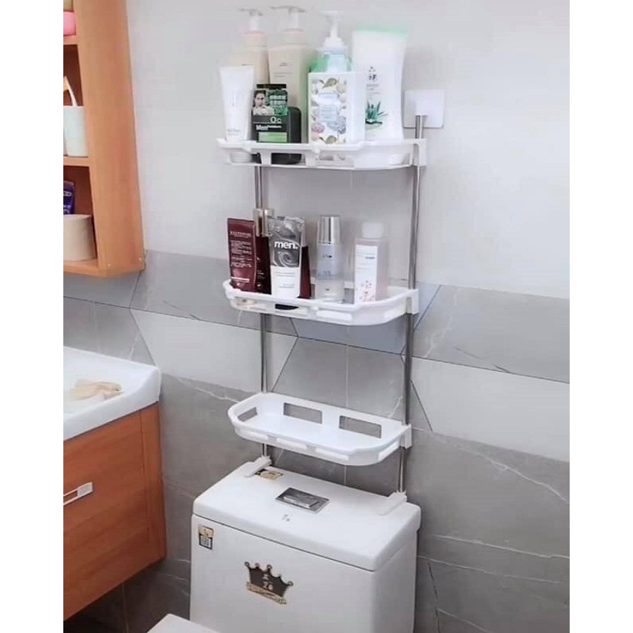 Kệ Nhà Tắm 3 Tầng Việt Nhật, Kệ Để Đồ Kệ Nhà Vệ Sinh Toilet Nhà Tắm (5581-3) A5741