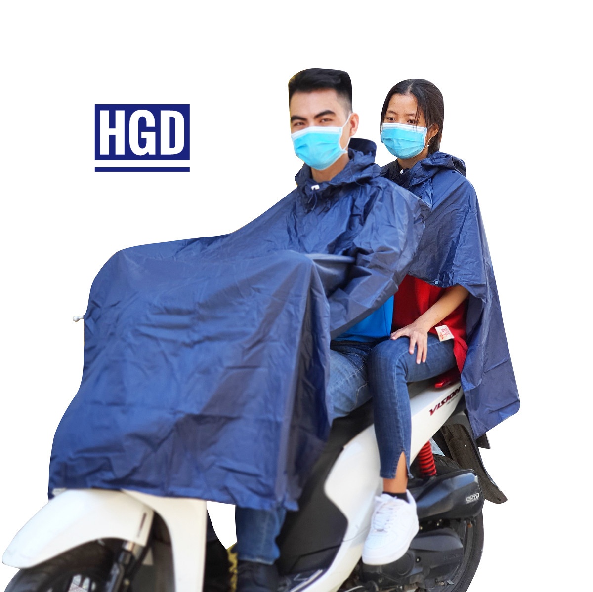 Áo Mưa 2 Đầu Đi 2 Người AM07
