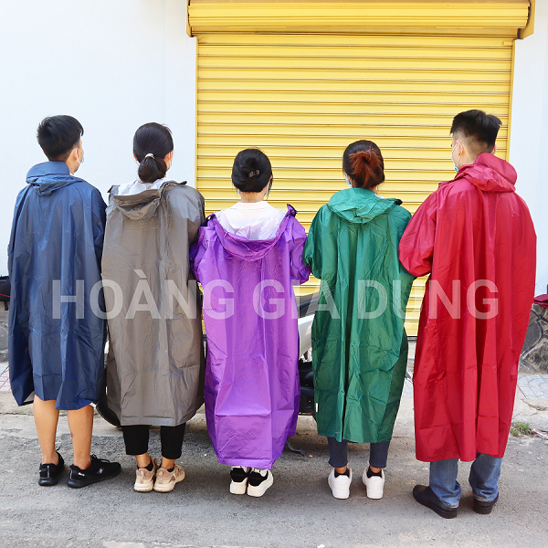 Áo Mưa Da Cá Dây Kéo Khóa AM02