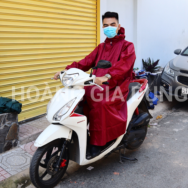 Áo Mưa Da Cá Dây Kéo Khóa AM02