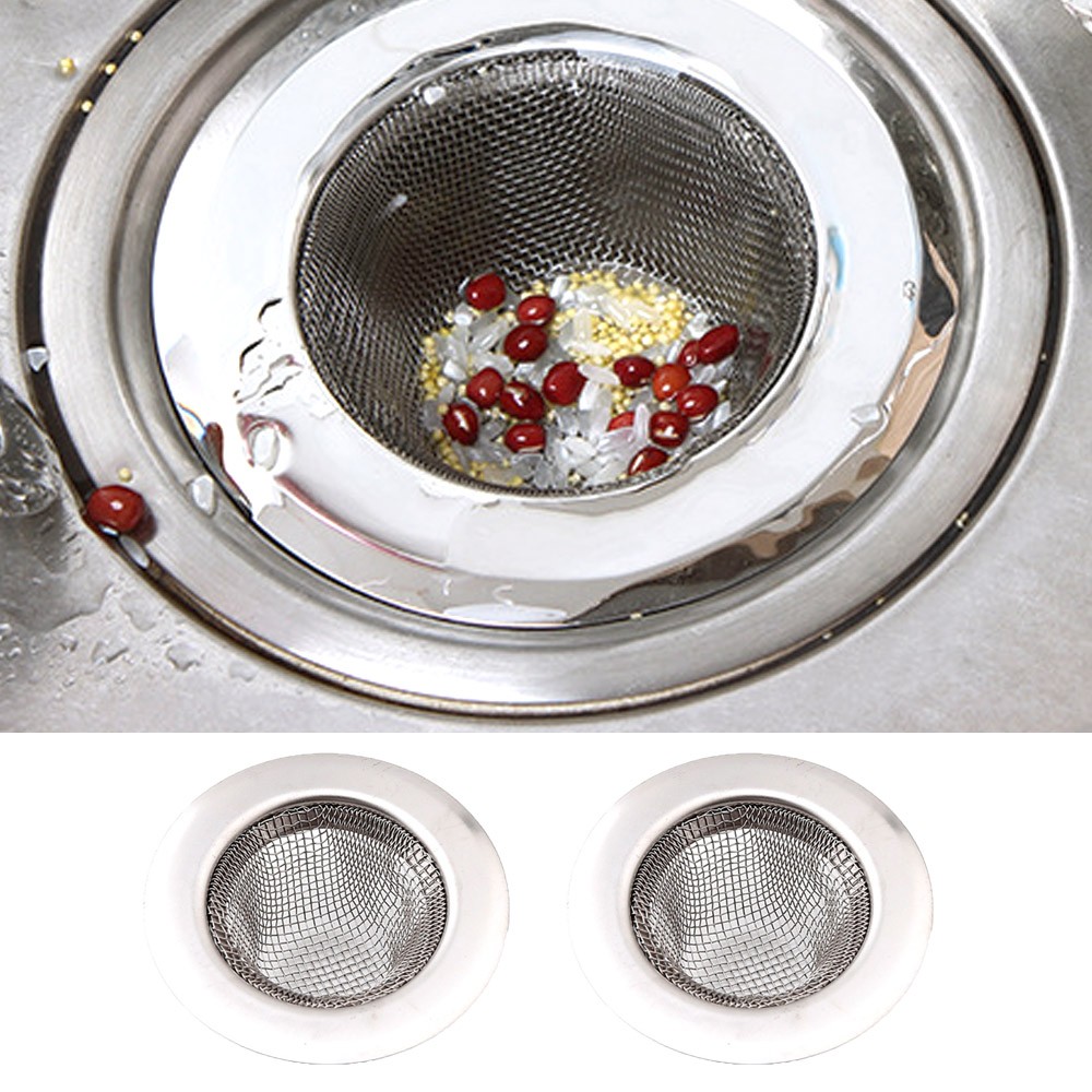 Miếng Lưới Inox Lọc Rác Bồn Rửa Chén Chặn Thức Ăn Thừa A2323