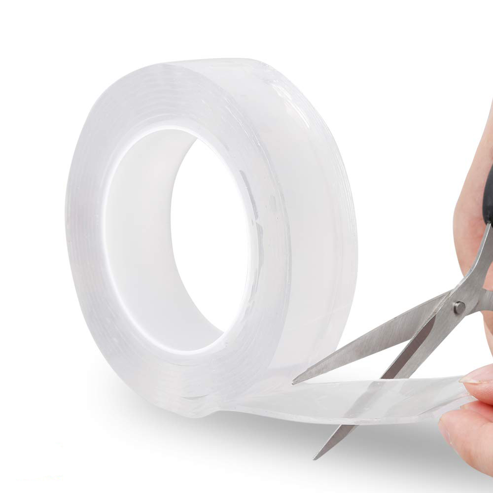 Băng Keo 2 Mặt Siêu Dính Trong Suốt Dày 1mm A1914- 3 Mét