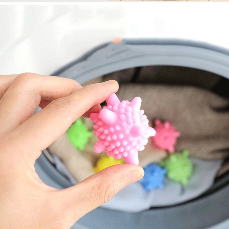 Bóng Giặt Quả Cầu Gai Vệ Sinh Máy Giặt Nhanh sạch Giảm nhăn A211- Loại To