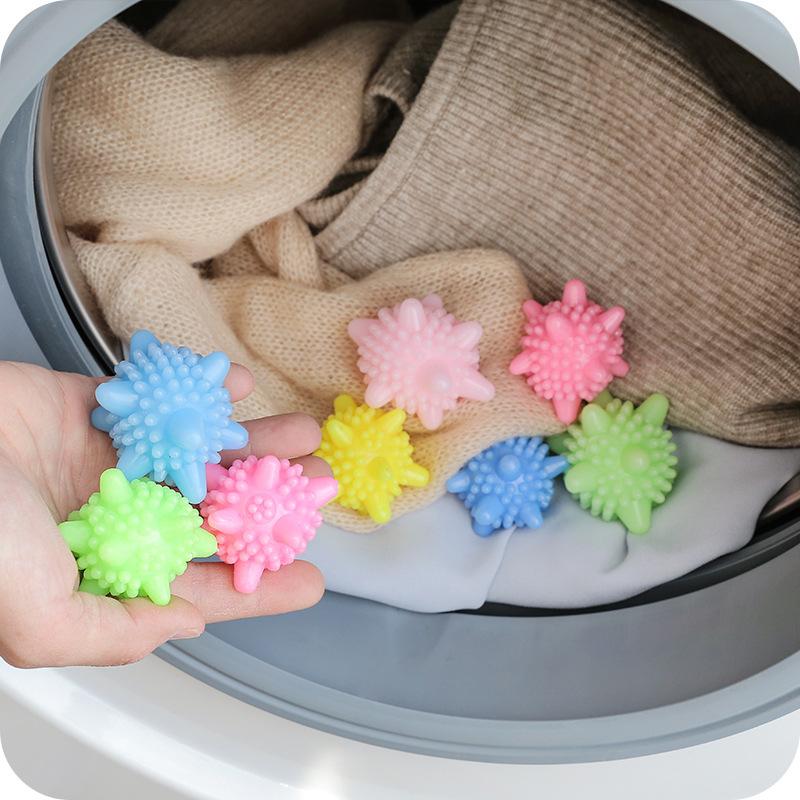 Bóng Giặt Quả Cầu Gai Vệ Sinh Máy Giặt Nhanh sạch Giảm nhăn A211- Loại To