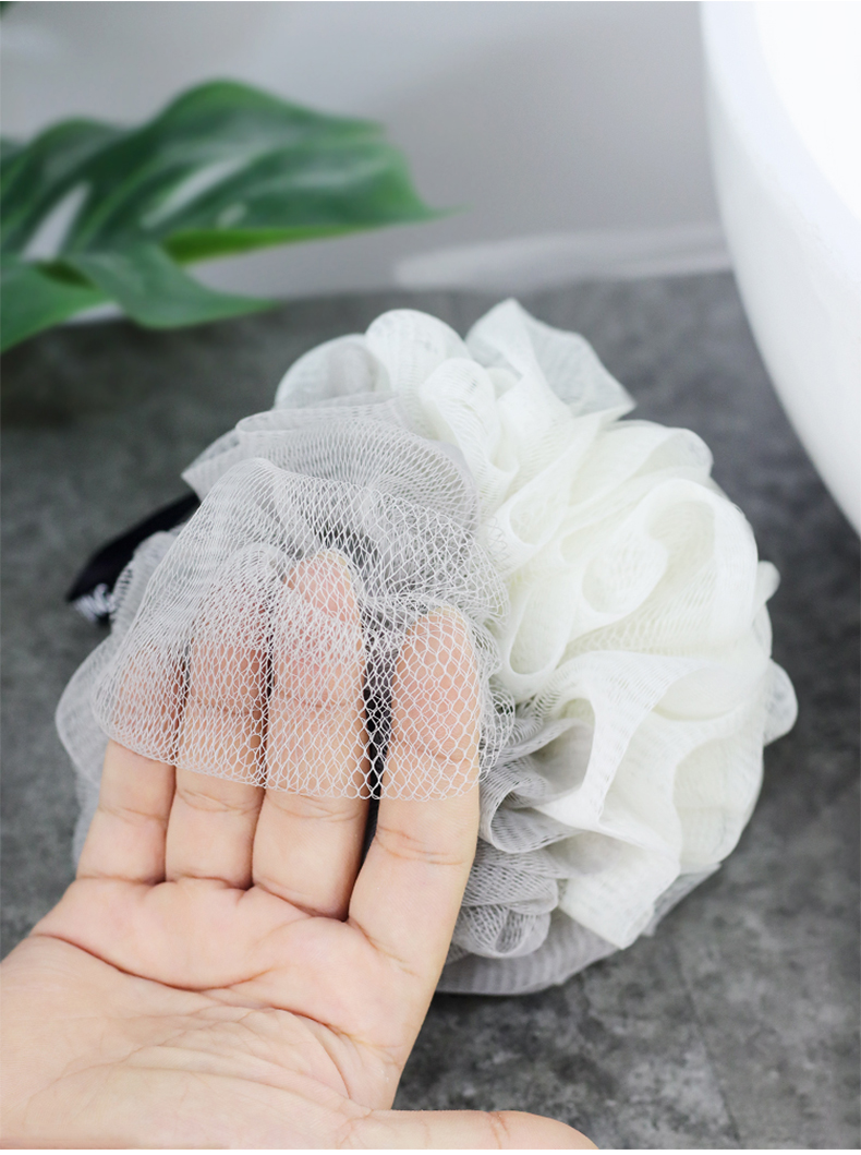 Bông Tắm 2 Màu Tạo Bọt Nhà Tắm Mềm Mại A3624