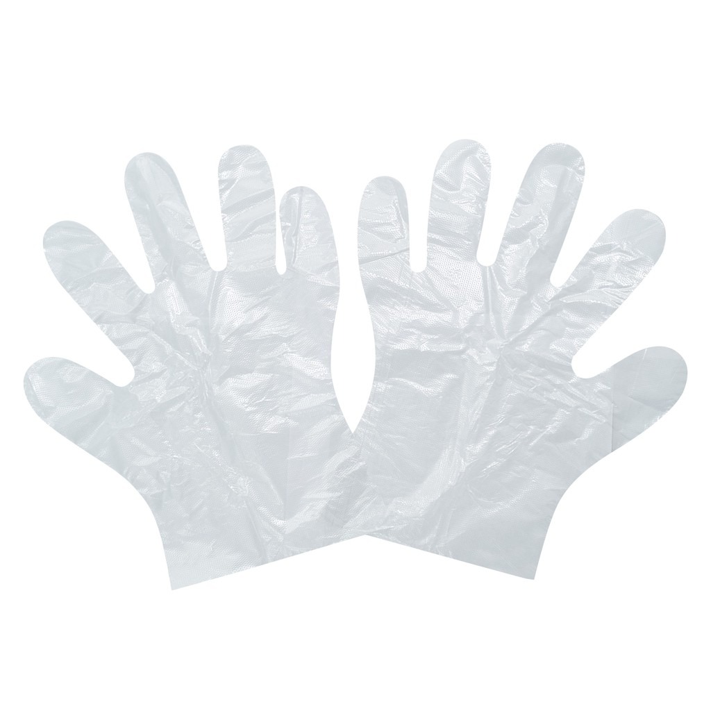 Bịch 100 Gram Găng Tay PE trong suốt dùng 1 lần, găng tay nấu ăn, bao tay dọn dẹp vệ sinh siêu dai A5331