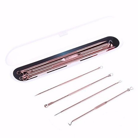 Bộ 4 Cây Nặn mụn 2 Đầu Nặn Mụn Đầu Đen Chuyên Dụng A1021