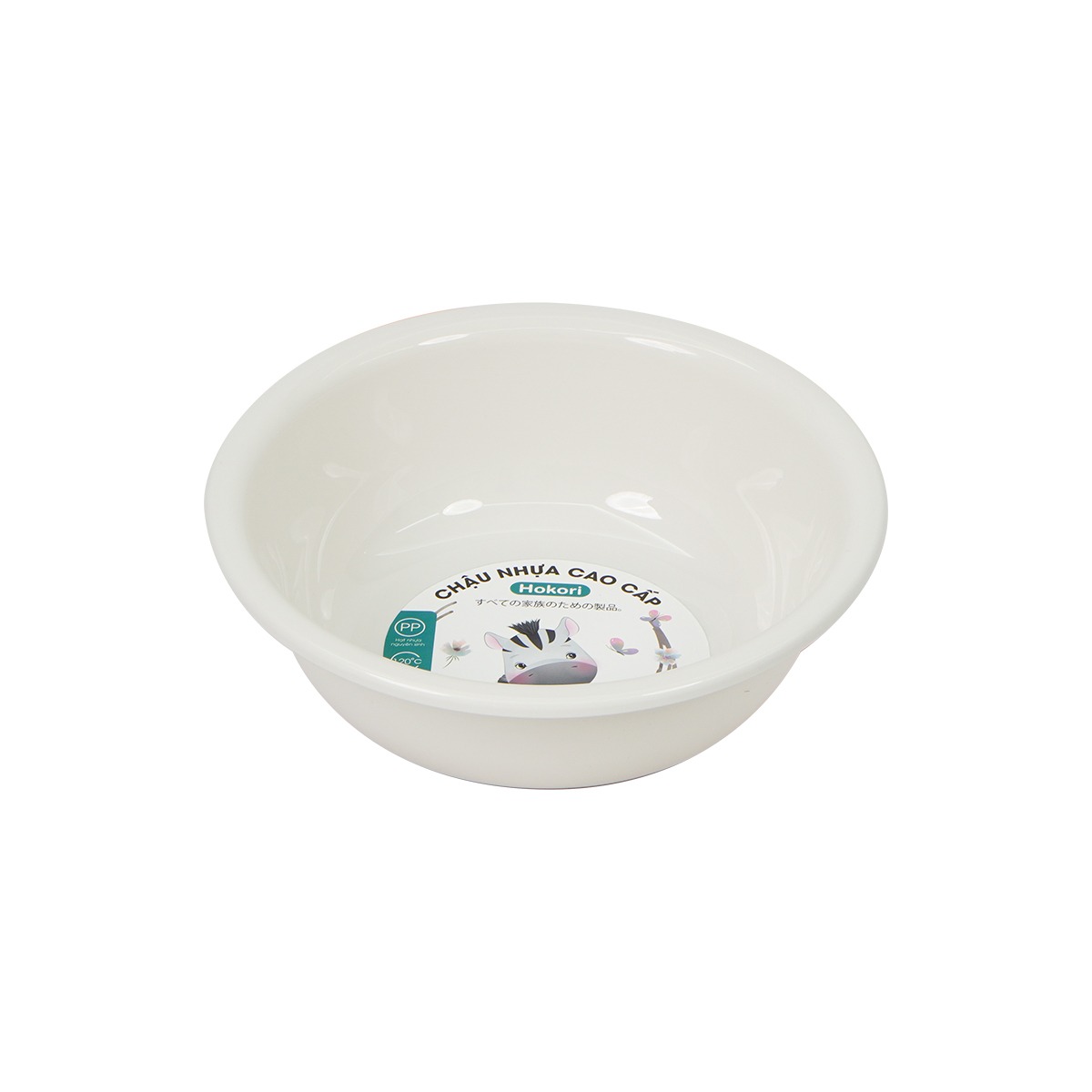 Chậu Nhựa Tròn Rửa Mặt Hokori 27CM, Thau Nhựa rửa Rau Củ Trái Cây Đa Năng (2520) A5453