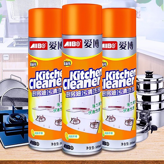 Bình Xịt Bọt Tuyết Tẩy Rửa Kitchen Cleaner 500ml A2743