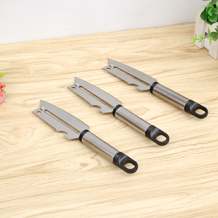 Dao Bào 2 Lưỡi inox 5 Trong 1 Dao Bào Rau Củ Quả Gọt Trái cây A2212