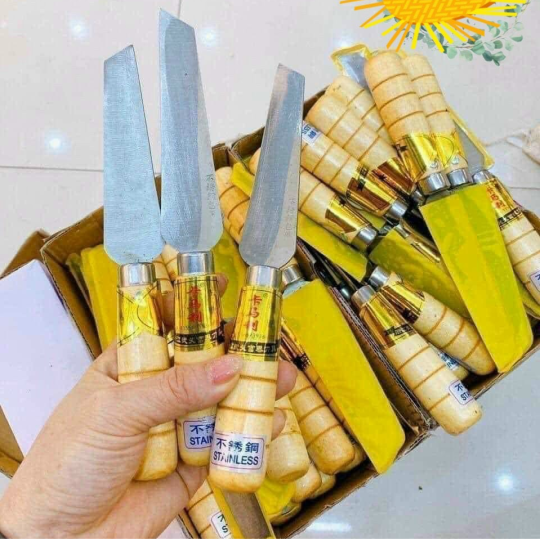 Dao Gọt Cán Gỗ Nội Địa Trung Cực Bén Cắt Gọt Trái Cây Rau Củ A0313