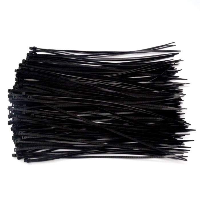 Dây Rút Nhựa Đen Trắng Bọc 100 Dây 150 x 2.5mm A1842