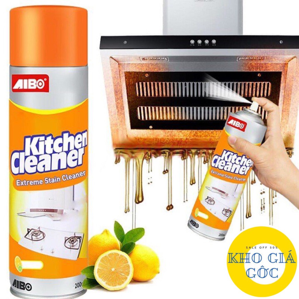 Bình Xịt Bọt Tuyết Tẩy Rửa Kitchen Cleaner 500ml A2743