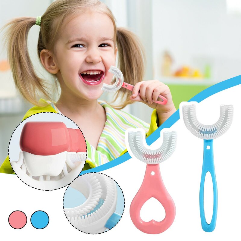 Bàn Chải Đánh Răng Chữ U Cho Bé Tập Thói Quen Đánh Răng A2152
