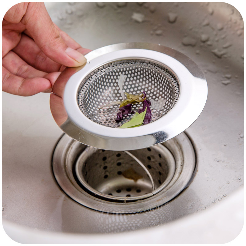 Miếng Lưới Inox Lọc Rác Bồn Rửa Chén Chặn Thức Ăn Thừa A2323